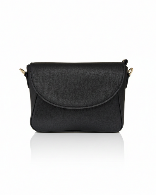 Sleek Flap Crossbody Bag