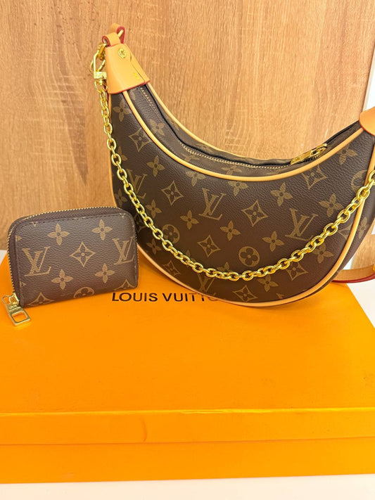 Louis Vuitton Monogram "Croissant" Set (Bag & Pouch)