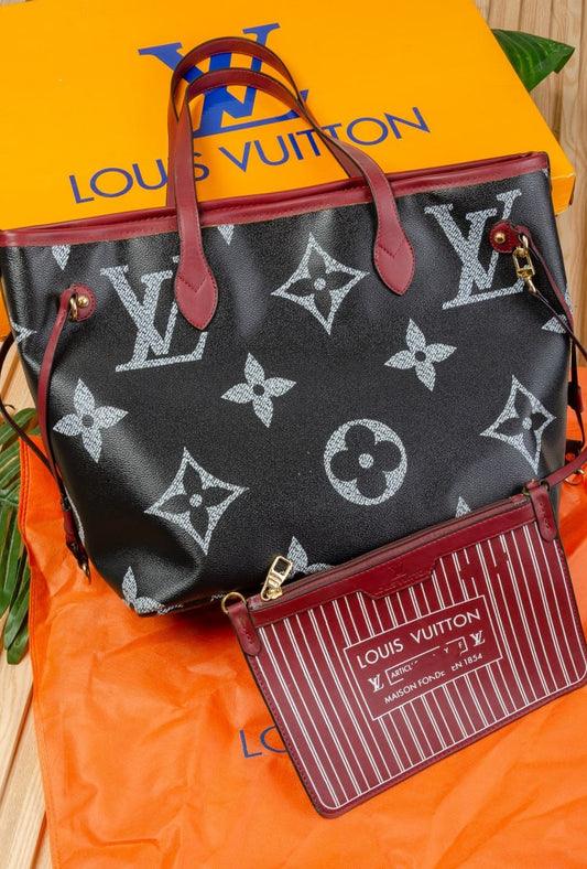 Louis Vuitton Double Face Tote Bag with Pouch