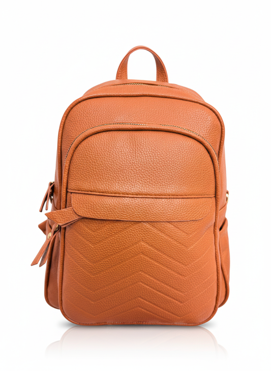 Chic Vegan Leather Backpack