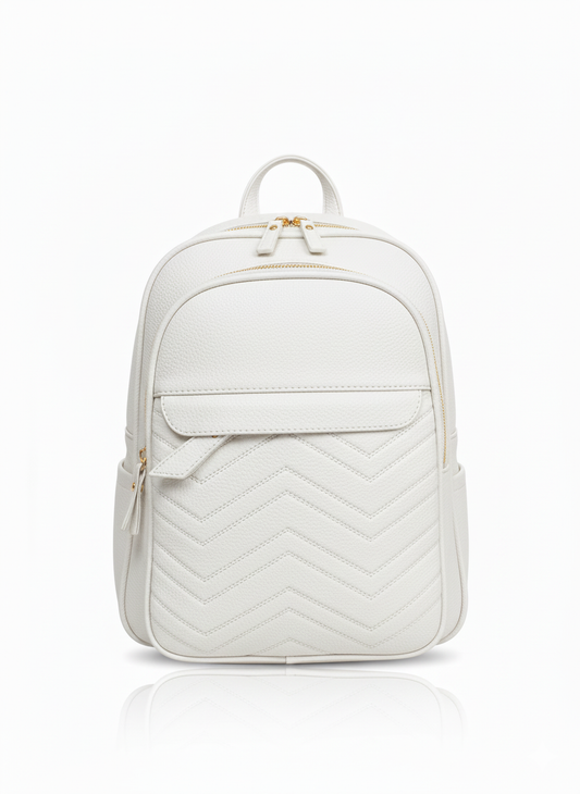 Chic Vegan Leather Backpack